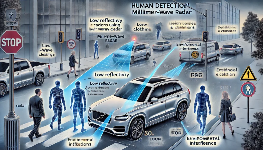 ミリ波レーダー 人検知の課題
