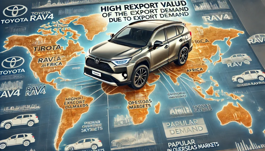 RAV4が輸出需要でリセールが高い理由