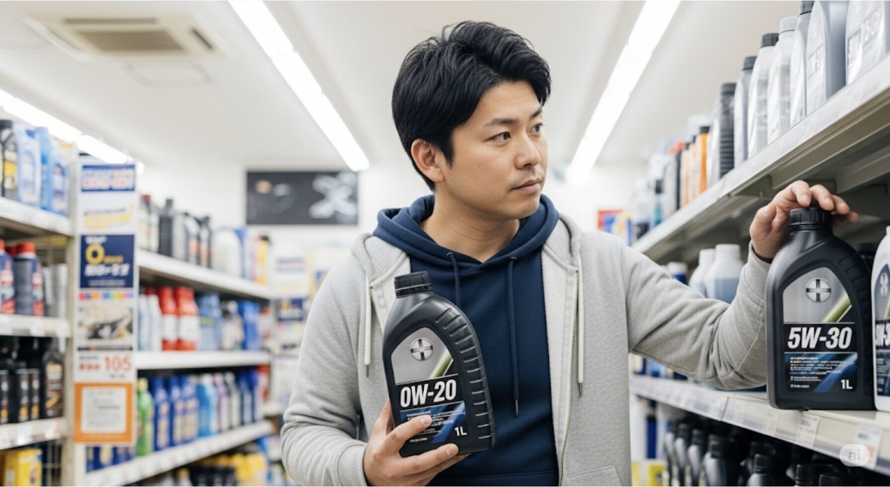 0w-20指定車に5w-30を入れる選択肢