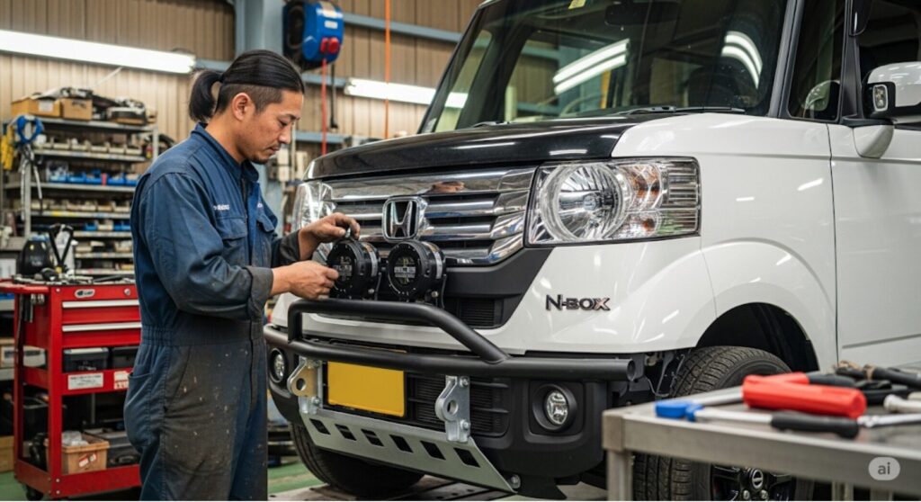 N-BOXをオフロード仕様にするカスタム方法