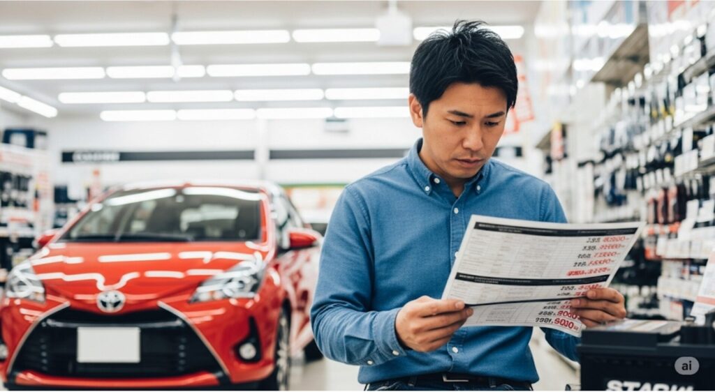 バッテリー価格の相場と交換費用の内訳