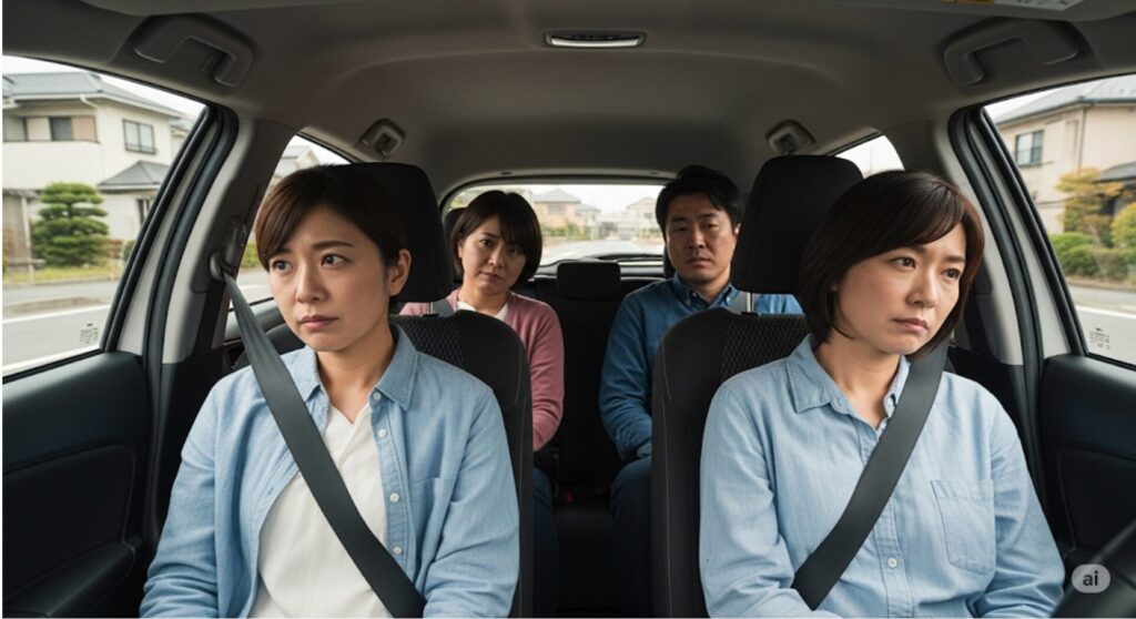 ヤリスに4人で乗ると狭い？乗員の感想