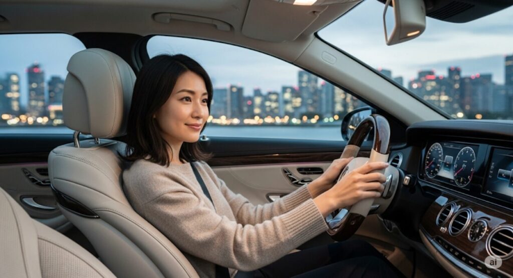 ガソリン車ならではの静粛性加速感