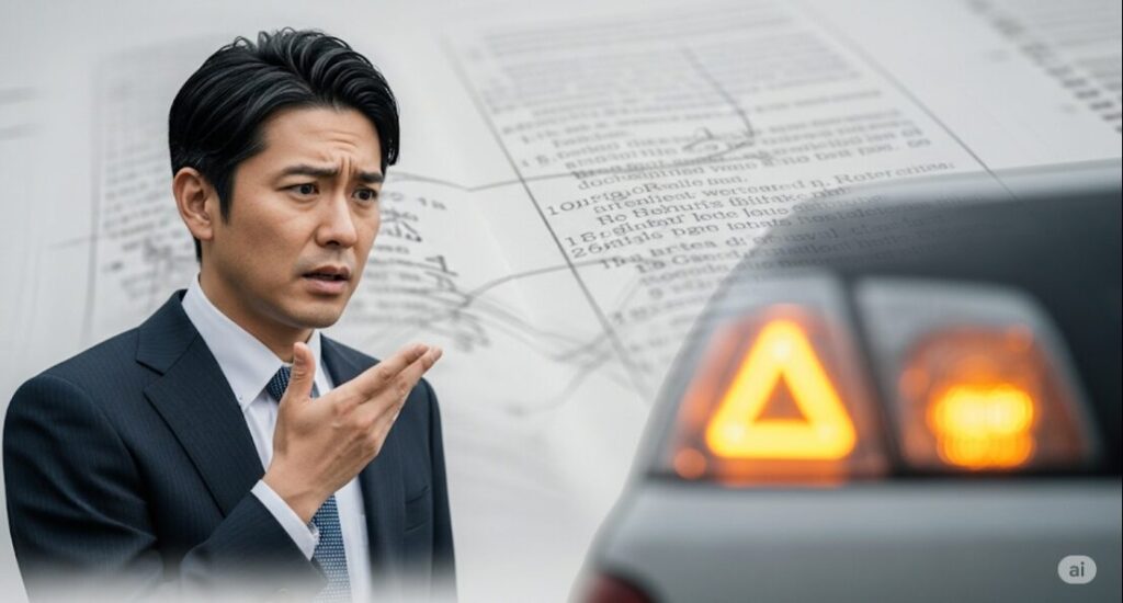 サンキューハザードは違法行為にあたる？