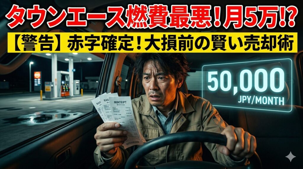 トヨタ タウンエースの燃費は悪い?口コミと実燃費から徹底検証