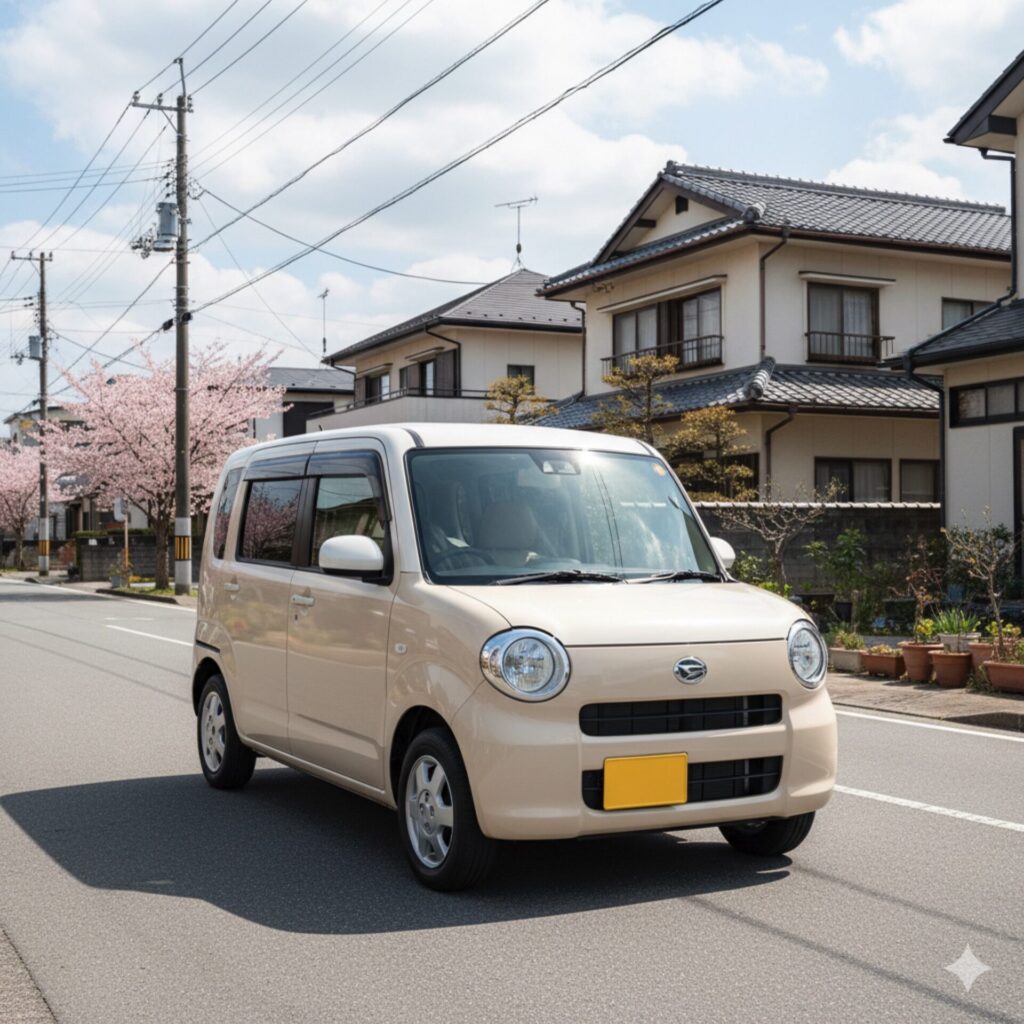 初代（旧型）ダイハツ・ムーヴキャンバスの外観
