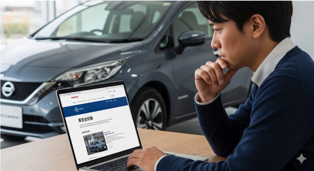 日産ノートのエアコンリコール情報を確認