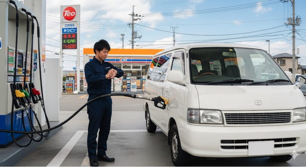 燃料タンク容量と給油頻度の関係