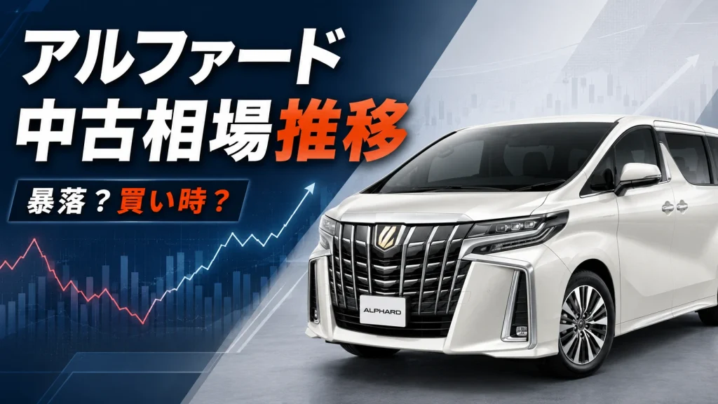 アルファード中古相場推移の真実｜暴落ではなく正常化？買い時と注意点