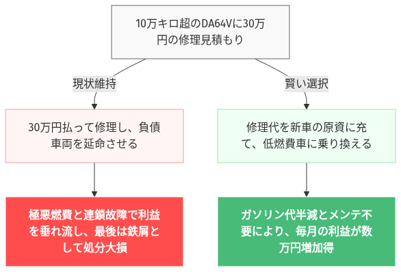 da64v 燃費 悪い の解説図