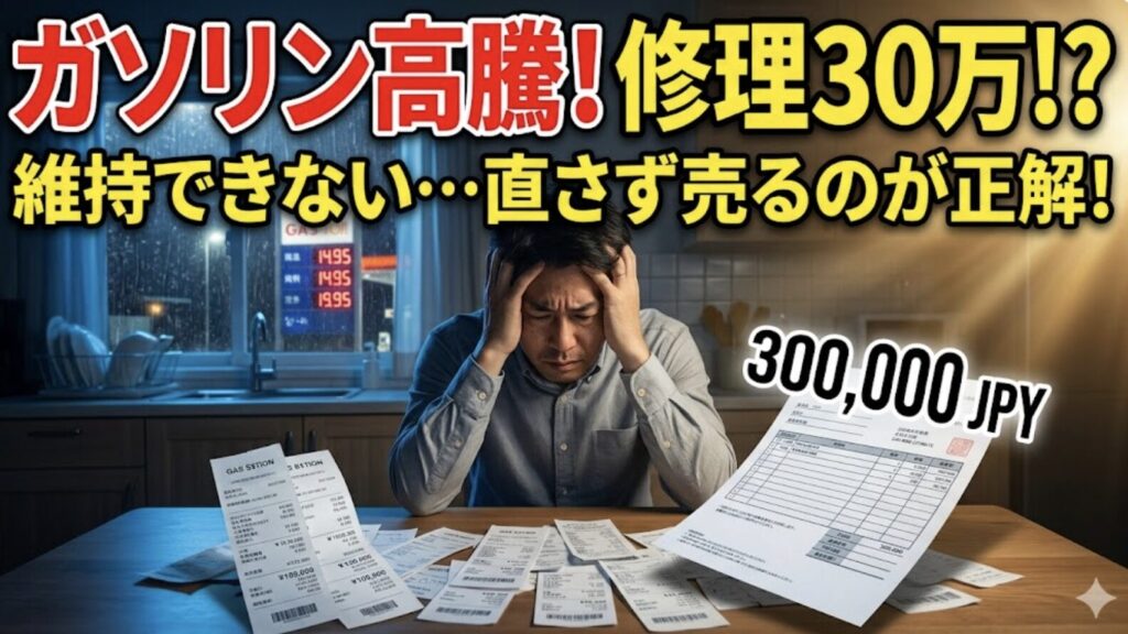 ガソリン高騰で車が維持できない？修理に30万払うなら新車へ乗り換えるべき理由