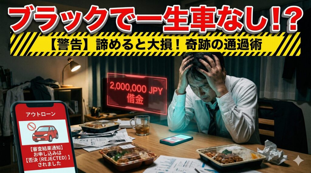 カーリース審査にブラックリストでも通った！絶望を覆す奇跡の裏技