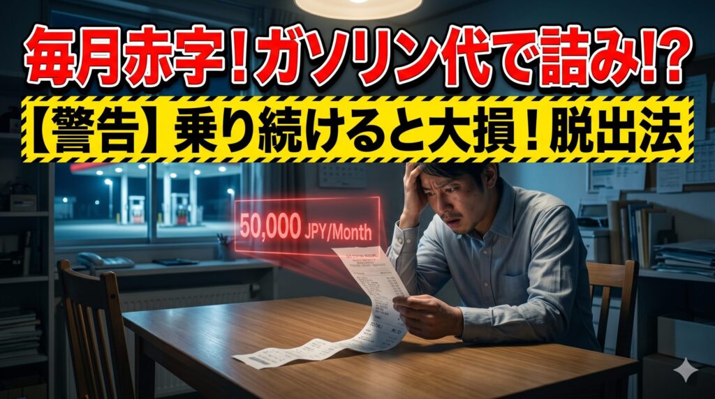 RX-8の極悪燃費に絶望する男性。賢い損切りで乗り換えて脱出する方法を解説したアイキャッチ画像