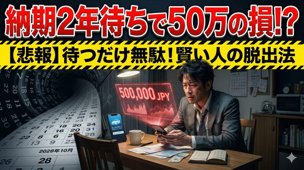 「新車の納期が遅すぎるっ」と諦めるな！待てないなら知らないと損する最終手段
