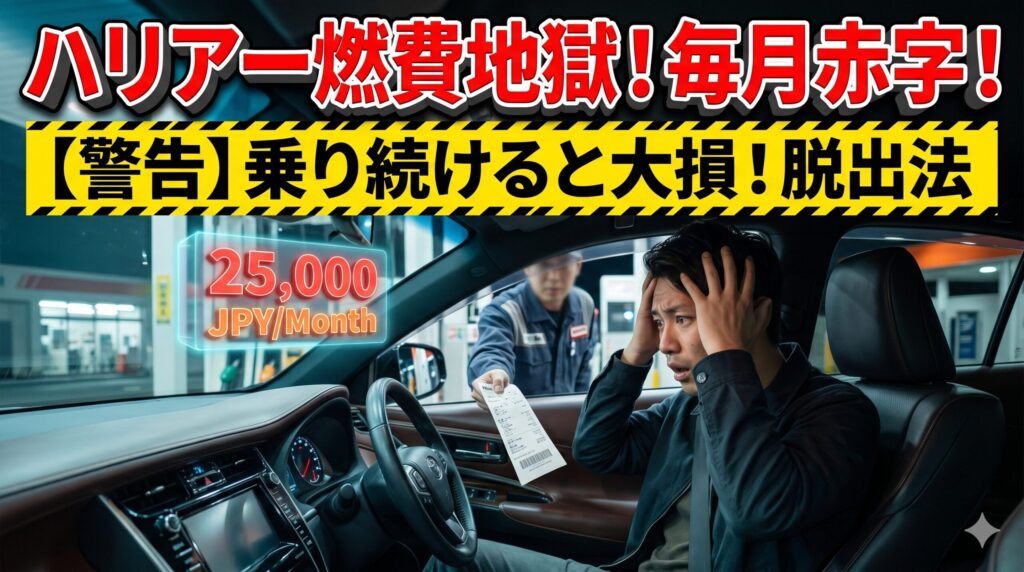 ハリアーのガソリン車を買って後悔し絶望…嘘だろ？その痛み、回避できます