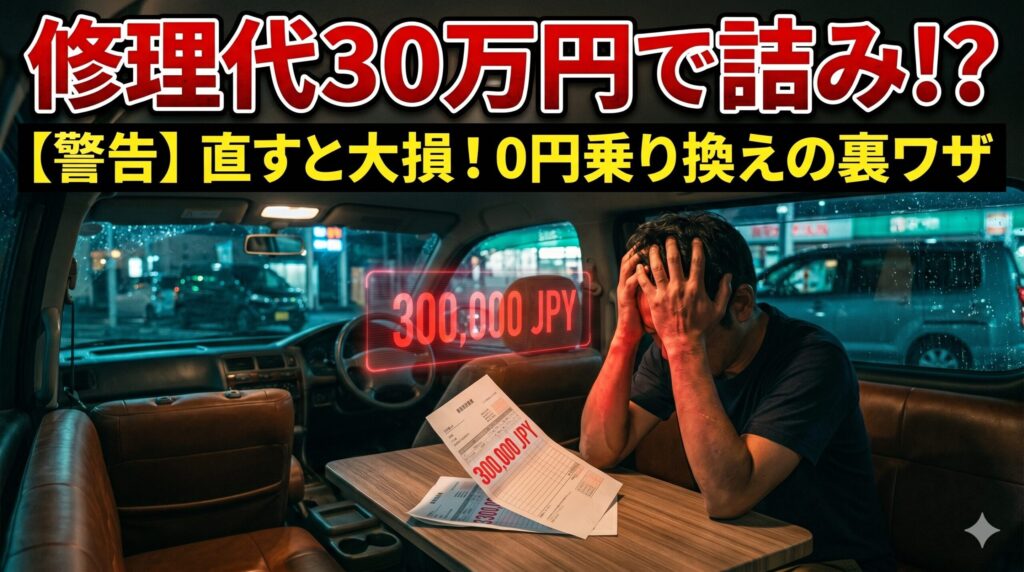 プリクラッシュセーフティが故障！ヴェルファイアの修理費用、高額請求で絶望する前に