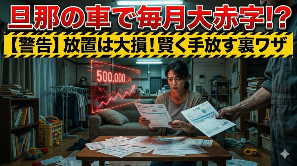 旦那の車を勝手に売る方法？絶望の淵から抜け出す最後の手段